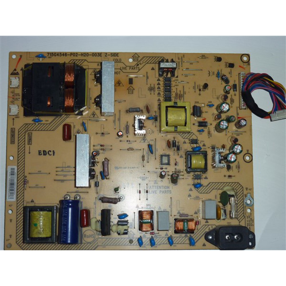 715G4546-P02-H20-003E, PWTVBNGQGPR1 PHILIPS POWER BOARD.