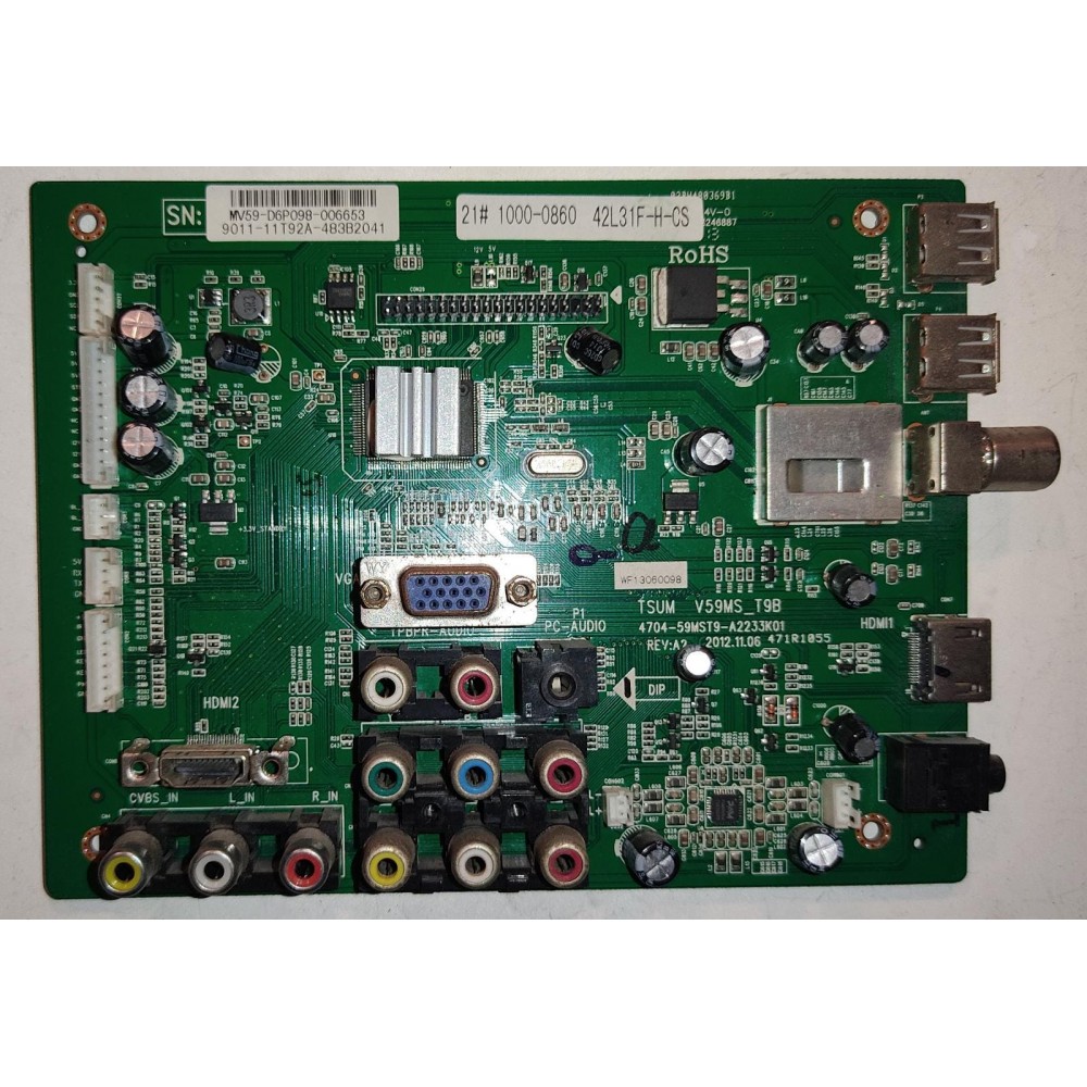 4704-59MST9-A2233K01, MAİN BOARD.