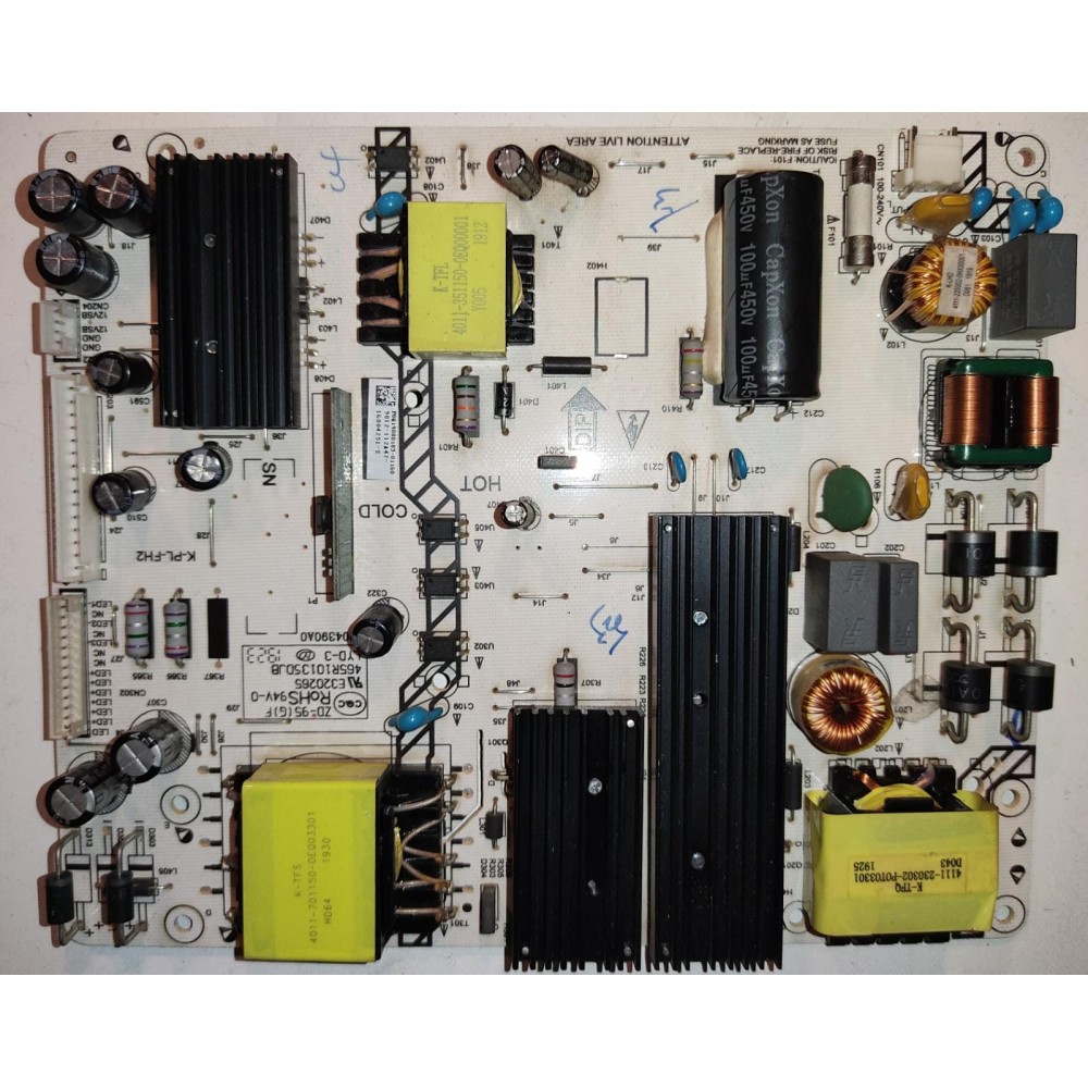 ZD-95, 465R10135DJB, LYP04390A0, POWER BOARD. 