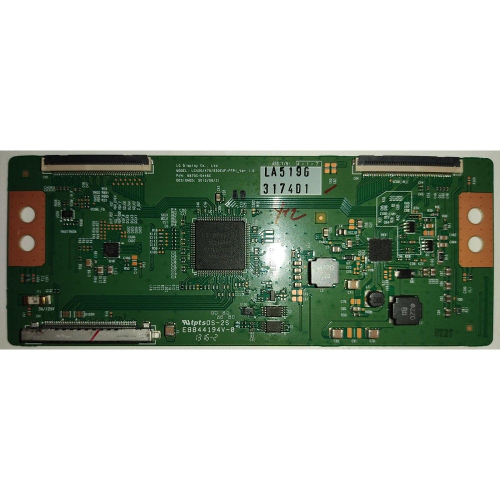 6870C-0446C, LC420/470/550EUF-FFP1_VER 1.0, T-CON BOARD.