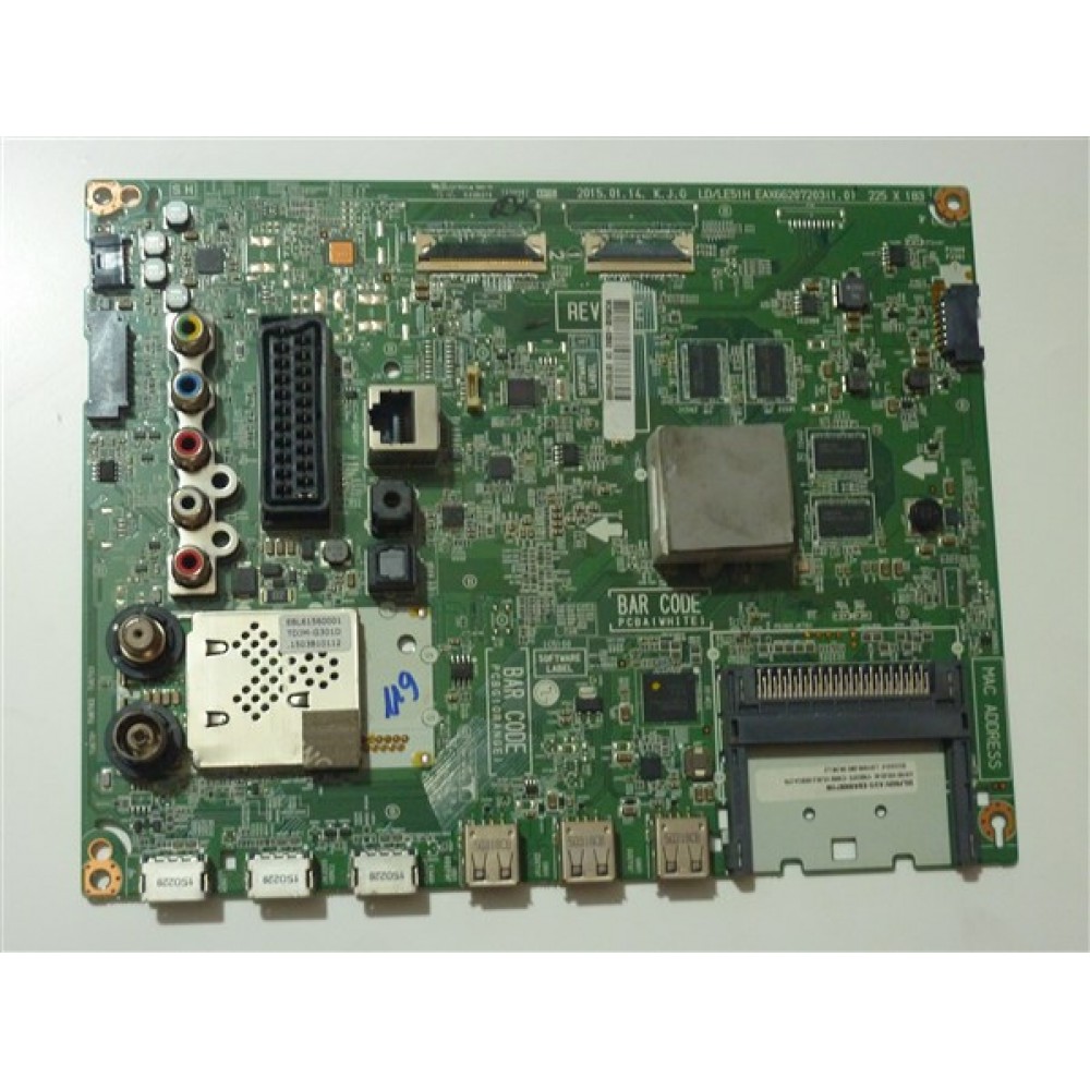 EAX66207203(1.0), EBT63724603, LG MAİN BOARD
