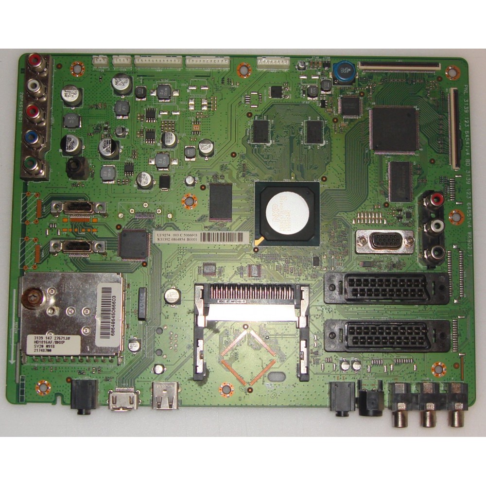 3139 123 64541v4 BD , 3139 123 64551v4 WK902.1 , S31392 6866482 B0002 , Philips, 32PFL5604H/12 Main Board, ANA KART